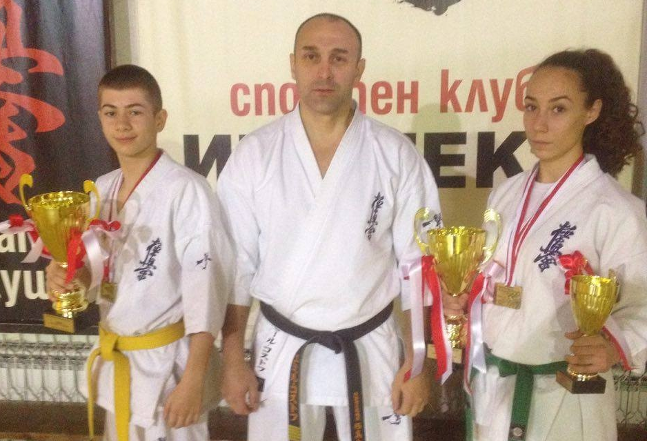 Таланти на Емил Костов от „Ичи Геки” – европейски шампиони по карате киокушин